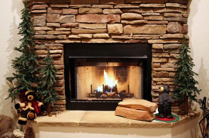 Fireplace construction by Agolli Construction LLC