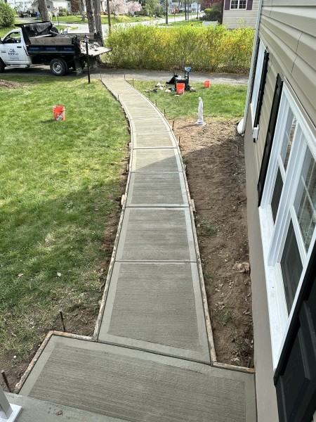 Cement and Concrete Walkway Installation in Perth Amboy, NJ (1)